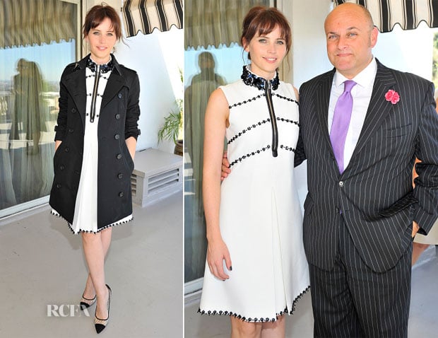 Felicity Jones In Miu Miu – BAFTA Los Angeles and the Britannia Awards