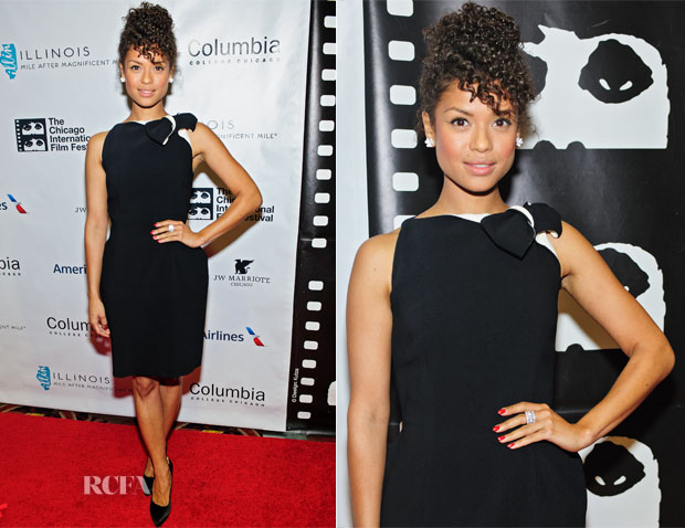 Gugu Mbatha-Raw In Lanvin - 'Beyond The Lights' Chicago International Film Festival Screening