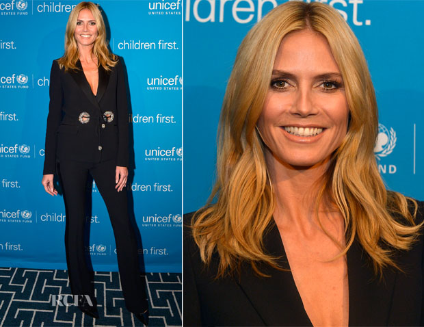 Heidi Klum In Roberto Cavalli – 2014 UNICEF Children’s Champion Award Dinner