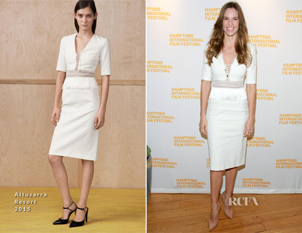 Hilary Swank In Altuzarra –  2014 Hamptons International Film Festival