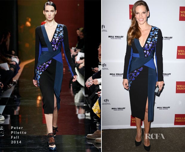 Hilary Swank In Peter Pilotto – 37th Annual Mill Valley Film Festival Opening Night