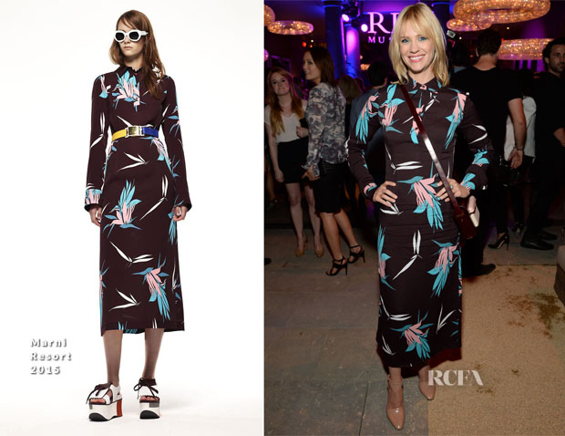 January Jones In Marni – RH West Hollywood The Gallery Opening