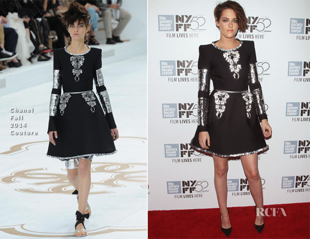 Kristen Stewart In Chanel Couture – ‘Clouds Of Sils Maria’ New York Film Festival Screening