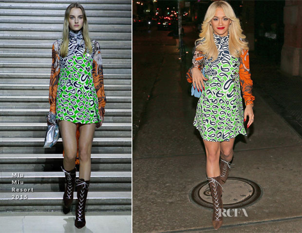 Rita Ora In Miu Miu – Out In New York City