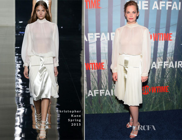 Ruth Wilson In Christopher Kane – ‘The Affair’ New York Series Premiere