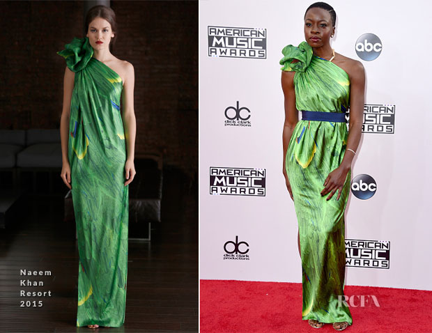 Danai Gurira In Naeem Khan - 2014 American Music Awards