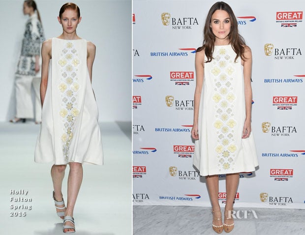 Keira Knightley In Holly Fulton – BAFTA New York Presents: In Conversation With Keira Knightley