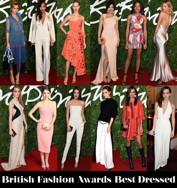 Who Was Your Best Dressed At The British Fashion Awards?