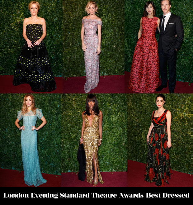 Who Was Your Best Dressed At The 2014 London Evening Standard Theatre Awards?