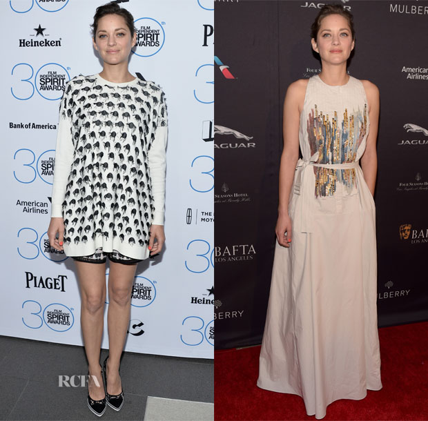 Marion Cotillard In Thakoon & Bottega Veneta – 2015 Film Independent Filmmaker Grant and Spirit Awards Nominees Brunch & 2015 BAFTA LA Tea Party