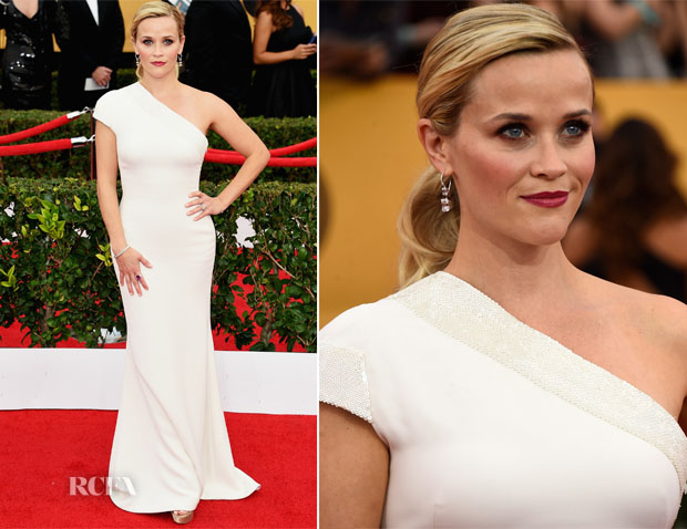 Reese Witherspoon In Giorgio Armani - 2015 SAG Awards