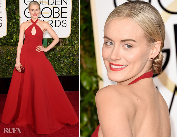 Taylor Schilling In Ralph Lauren – 2015 Golden Globes