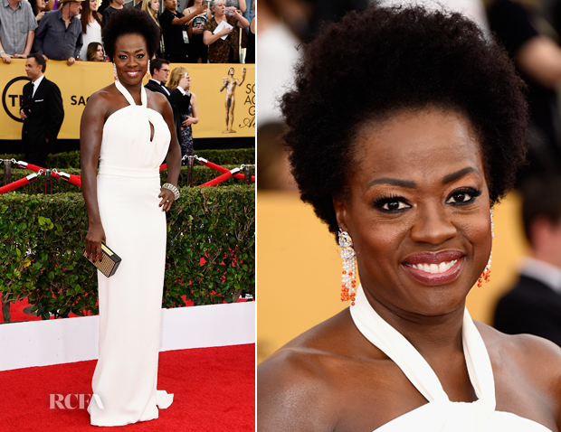 Viola Davis In MaxMara – 2015 SAG Awards