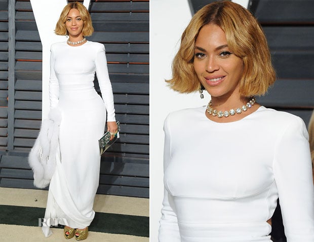 Beyonce Knowles In Stella McCartney – 2015 Vanity Fair Oscar Party