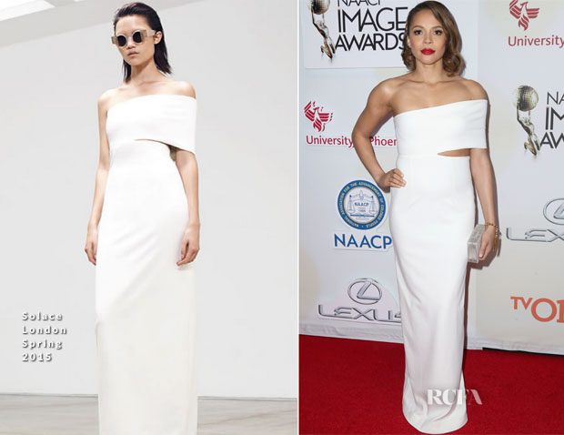 Carmen Ejogo In Solace London - 2015 NAACP Image Awards