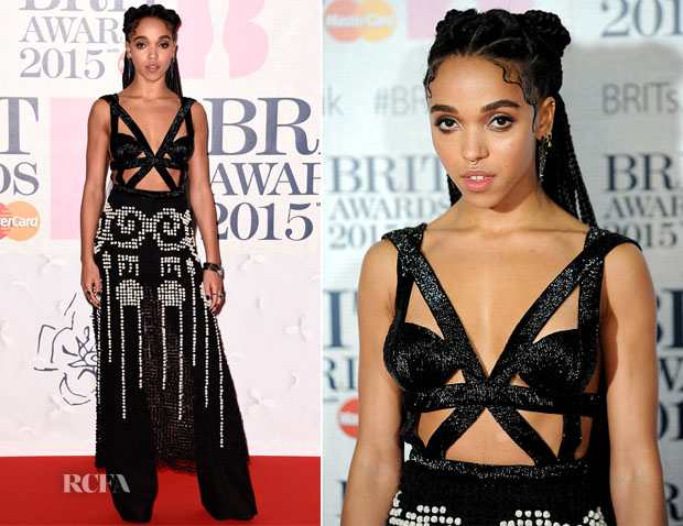 FKA twigs In Alexander McQueen – 2015 BRIT Awards