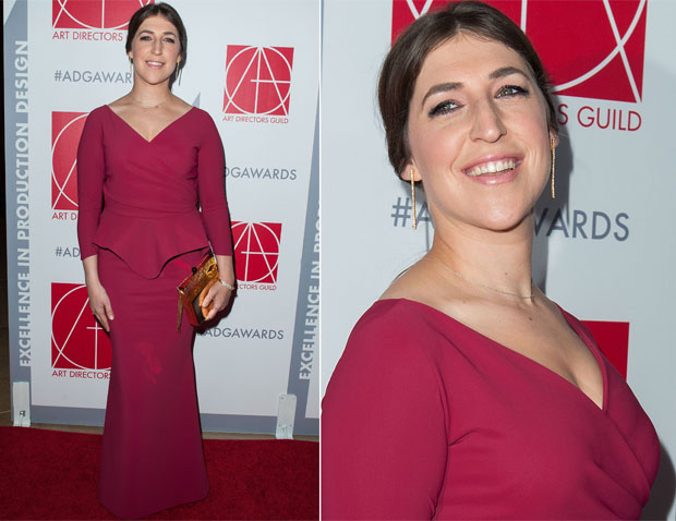 Mayim Bialik In La Petite Robe – 19th Annual Art Directors Guild Excellence In Production Design Awards