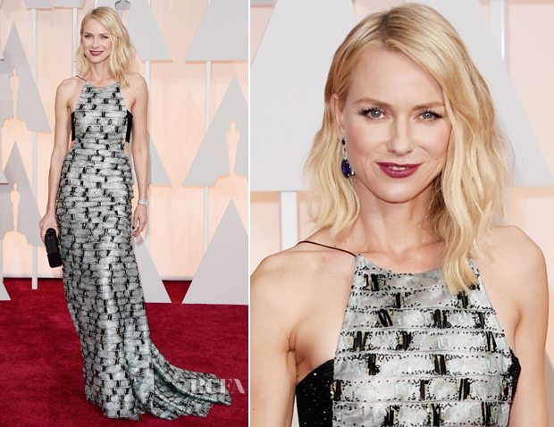 Naomi Watts In Armani Privé - 2015 Oscars