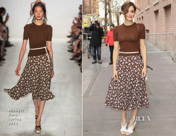 Emmy Rossum In Michael Kors – The View