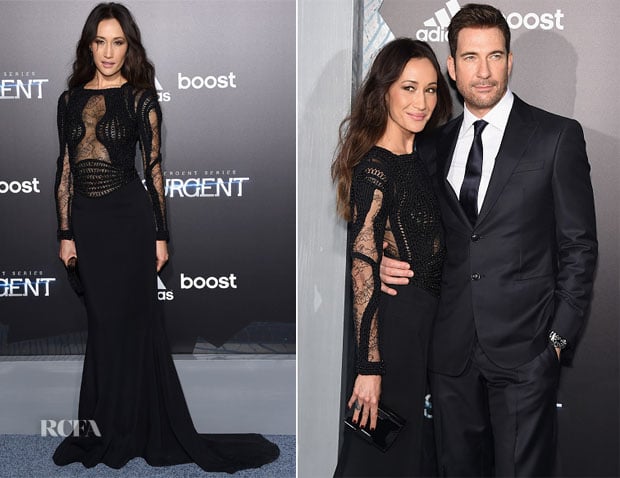 Maggie Q In Zuhair Murad - ‘Insurgent’ New York Premiere