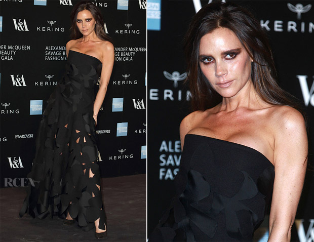 Victoria Beckham In Victoria Beckham – Alexander McQueen: Savage Beauty Exhibition Private View