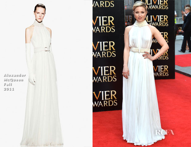 Dianna Agron In Alexander McQueen – 2015 Olivier Awards