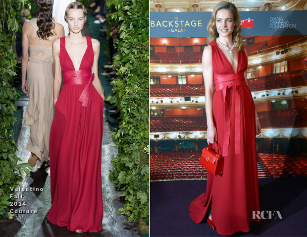 Natalia Vodianova In Valentino Couture -  The Backstage Gala in aid of The Naked Heart Foundation