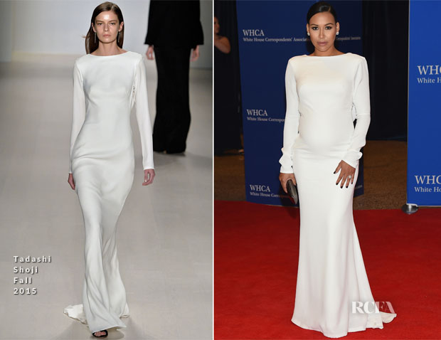 Naya Rivera ln Tadashi Shoji – 2015 White House Correspondents’ Association Dinner