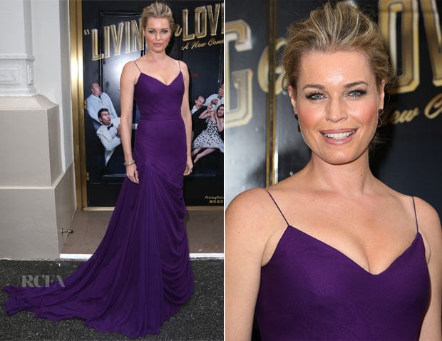 Rebecca Romijn In Vera Wang – ‘Living On Love’ Broadway Opening Night