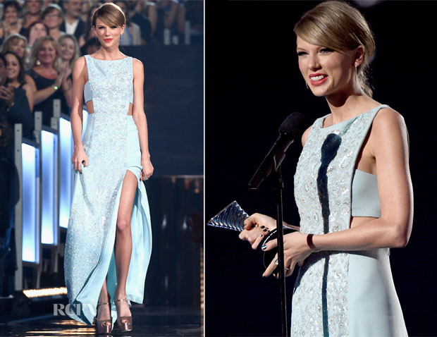 Taylor Swift In Reem Acra - 2015 ACM Awards