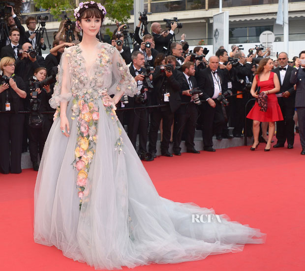 Fan Bingbing In Marchesa –  ‘Mad Max: Fury Road’ Cannes Film Festival Premiere