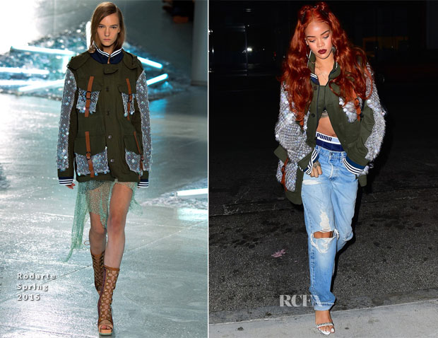 Rihanna In Rodarte – Out In New York City