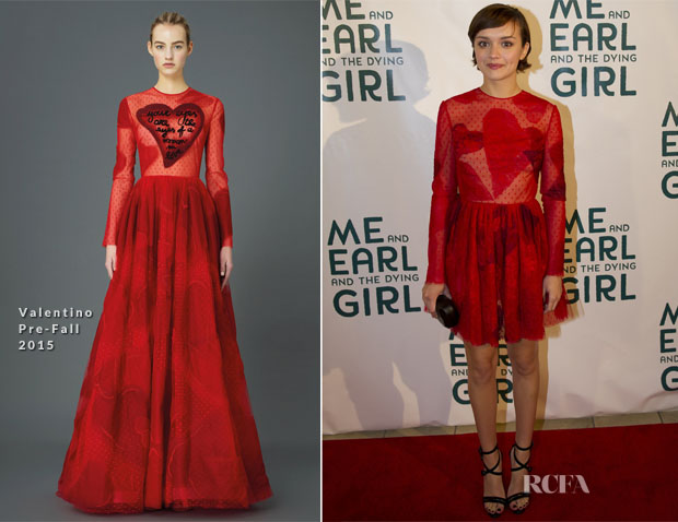 Olivia Cooke In Valentino - 'Me and Earl and the Dying Girl' Pittsburgh Premiere