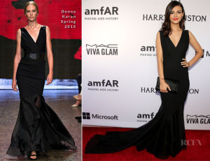 Victoria Justice In Donna Karan - 2015 amfAR Inspiration Gala New York2