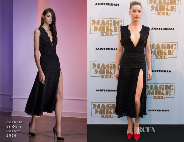 Amber Heard In Cushnie Et Ochs – ‘Magic Mike XXL’ Amsterdam Premiere