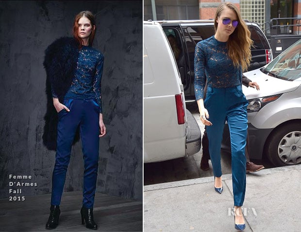 Cara Delevingne In Femme D’Armes – Meet the Filmmaker: ‘Paper Towns’