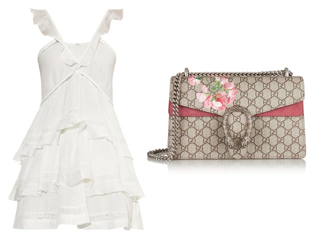 Alessandra Ambrosio In Étoile Isabel Marant Gucci Dionysus bag