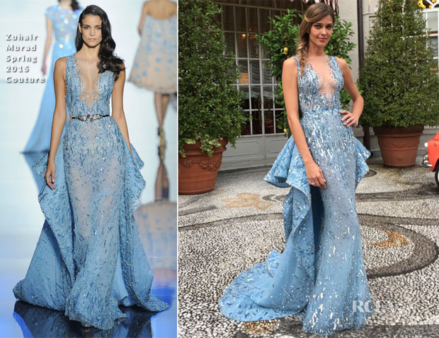 Ana Beatriz Barros In Zuhair Murad Couture – Royal Wedding of Beatrice Borromeo and Pierre Casiraghi