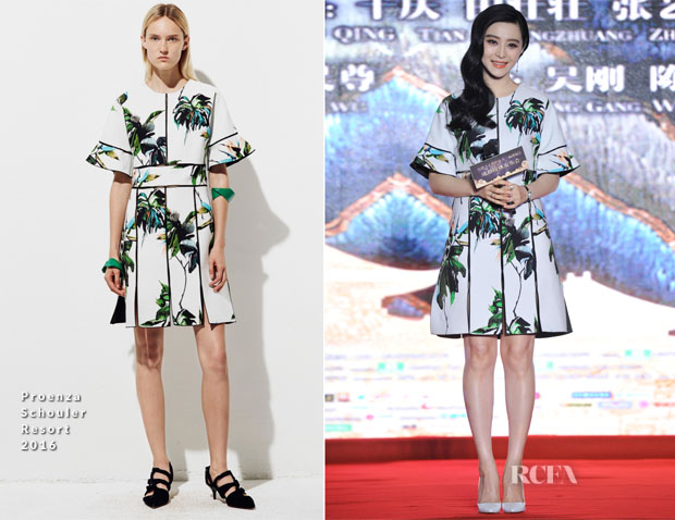 Fan Bingbing In Proenza Schouler - 'Lady of The Dynasty' Press Conference