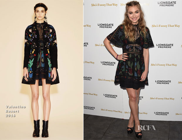 Imogen Poots In Valentino - ‘She’s Funny That Way’ LA Premiere