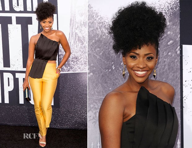 Teyonah Parris In Keep Sake The Label & John Paul Ataker – ‘Straight Outta Compton’ LA Premiere