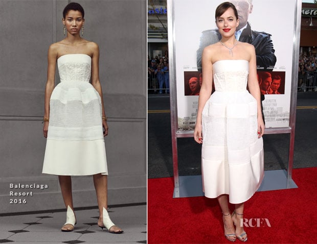 Dakota Johnson In Balenciaga – ‘Black Mass’ Boston Premiere