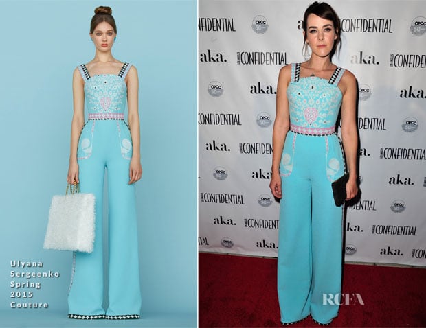 Jena Malone In Ulyana Sergeenko Couture – Los Angeles Confidential October Issue Cover Party