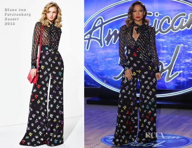Jennifer Lopez In Diane von Furstenberg – ‘American Idol’ Atlanta Auditions