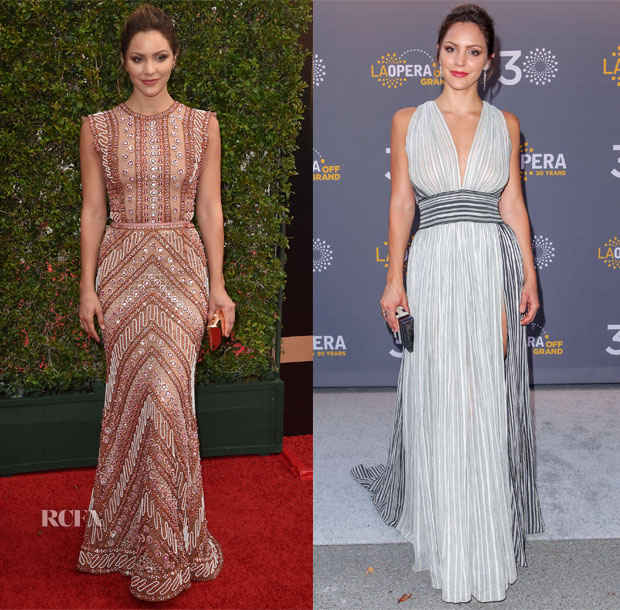 Katharine McPhee In Naeem Khan & Sophie Theallet  – 2015 Creative Arts Emmy Awards & LA Opera’s 30th Anniversary Season Opening Night