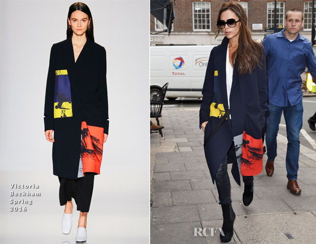 Victoria Beckham In Victoria Beckham – Out In London