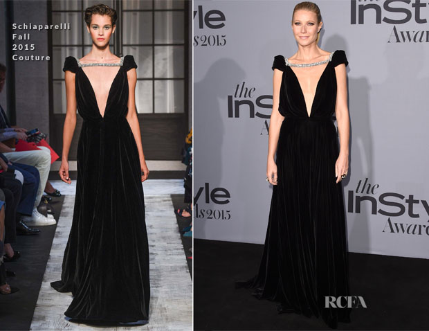 Gwyneth Paltrow In Schiaparelli Couture - 2015 InStyle Awards