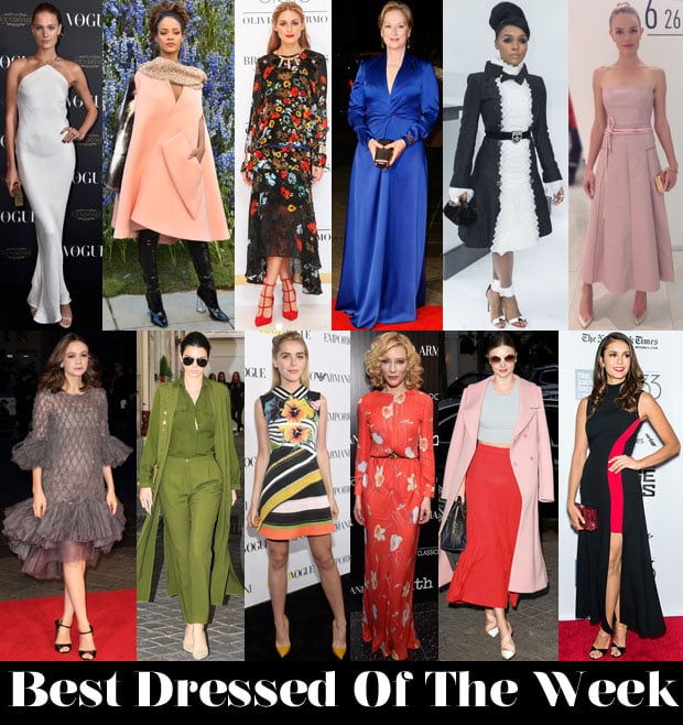 Who Was Your Best Dressed Of The Week? Red Carpet Fashion Awards