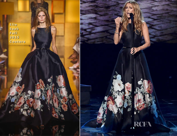 Celine Dion In Elie Saab Couture – 2015 American Music Awards