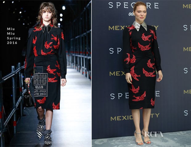 Lea Seydoux In Miu Miu S16 - ‘Spectre’ Mexico City Photocall